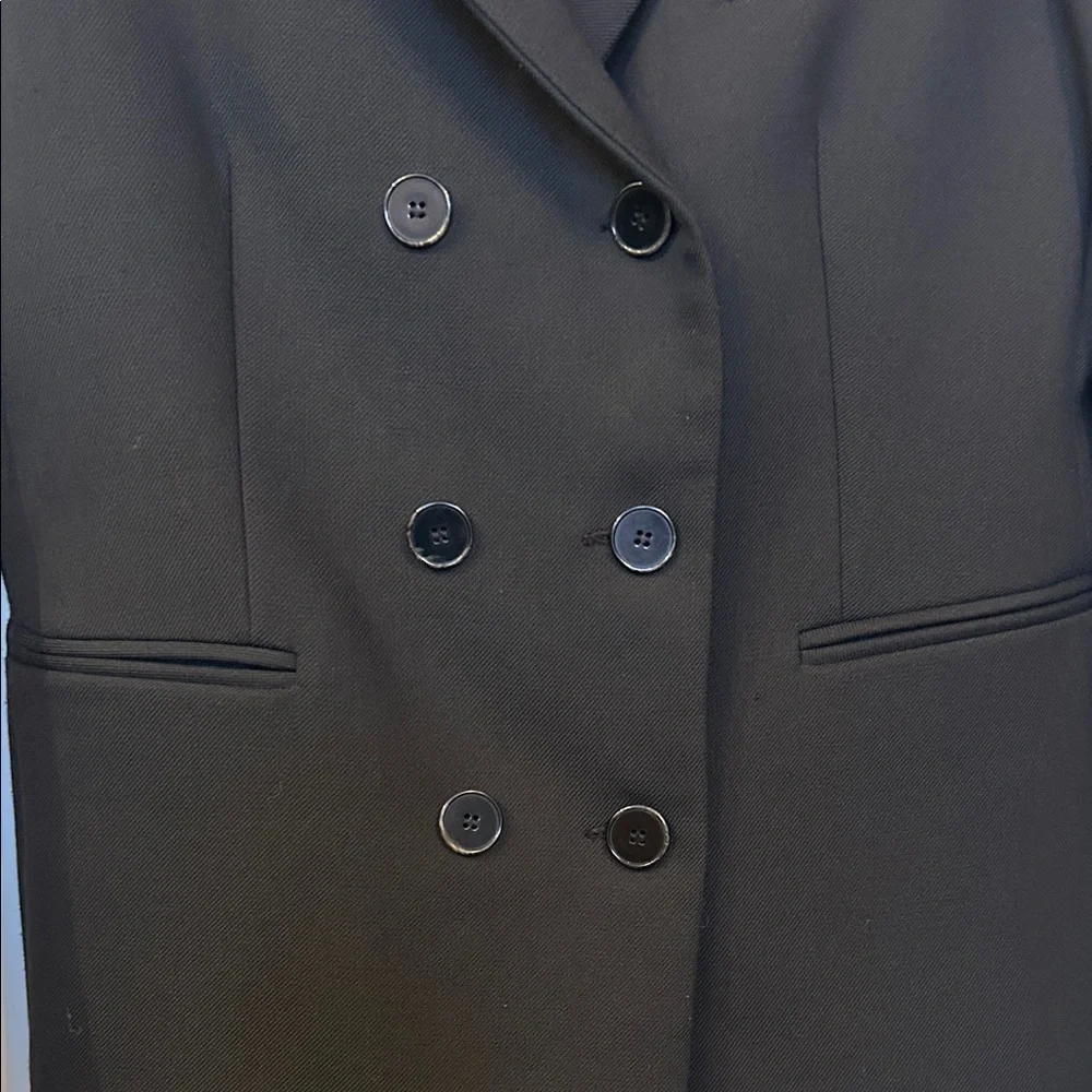 Sandro Black Double-Breasted Blazer - Picture 4 of 8